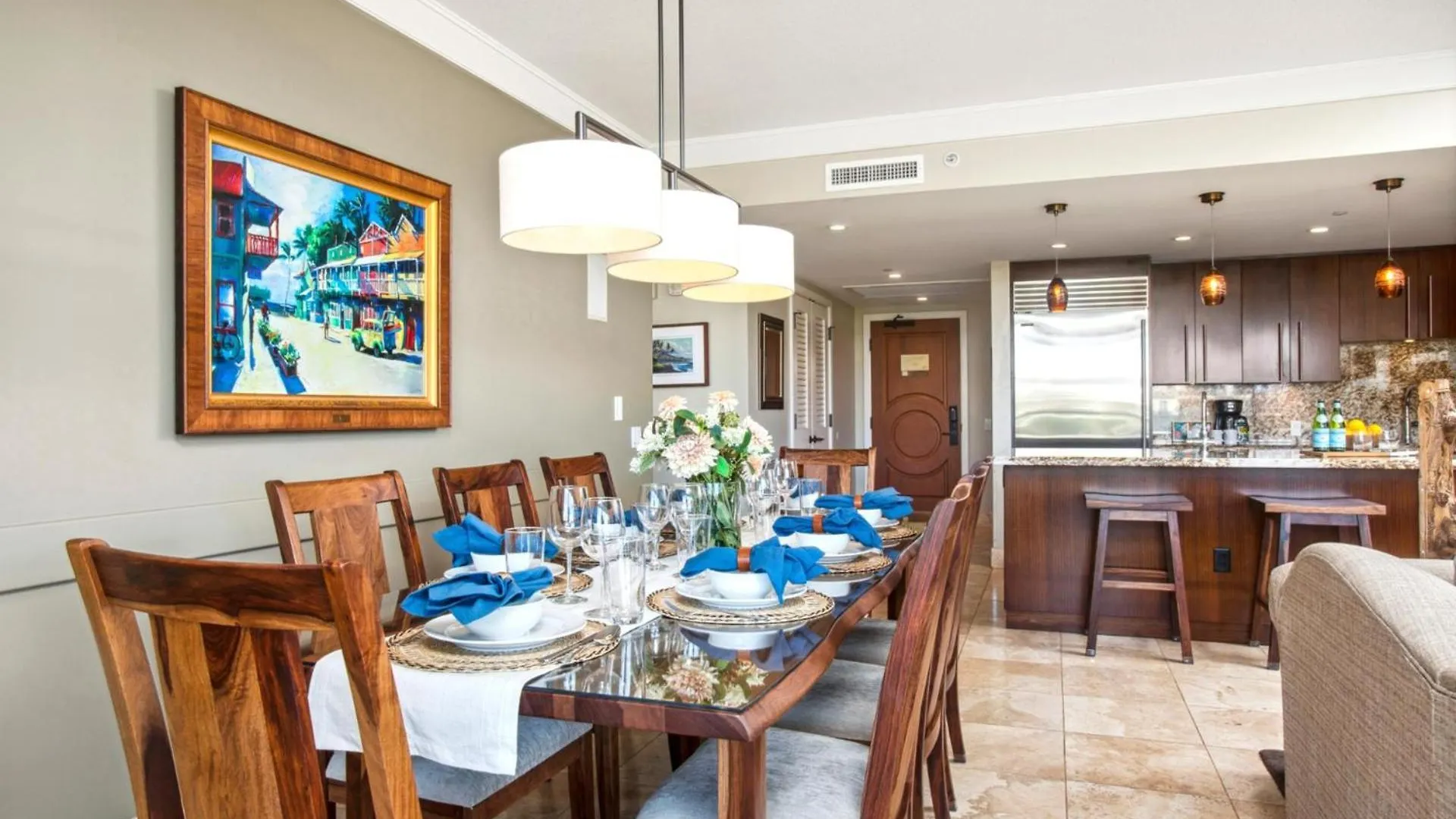 Spacious 6-Bedroom Honua Kai Collection - Multi Unit Listing - Same Floor - Ocean Views - 2 Free Rental Cars Hkh-50304 카아나팔리 아파트